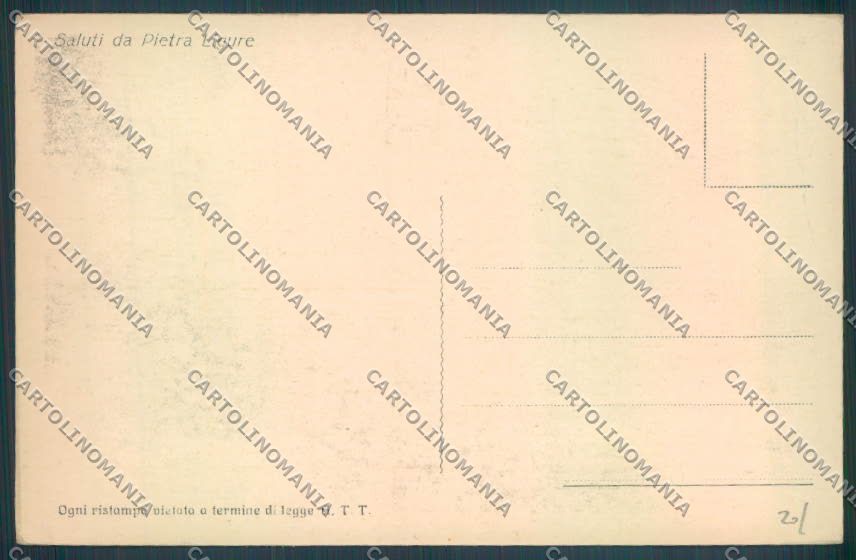 Savona Pietra Ligure cartolina ZQ1419 – retro