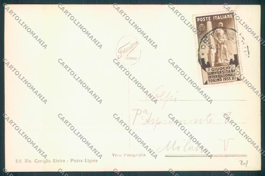 Savona Pietra Ligure Foto cartolina ZQ1425 – retro