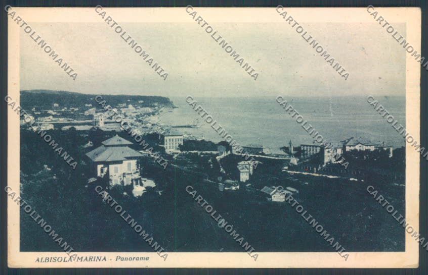 Savona Albissola Marina PIEGHE cartolina ZQ1445 – fronte