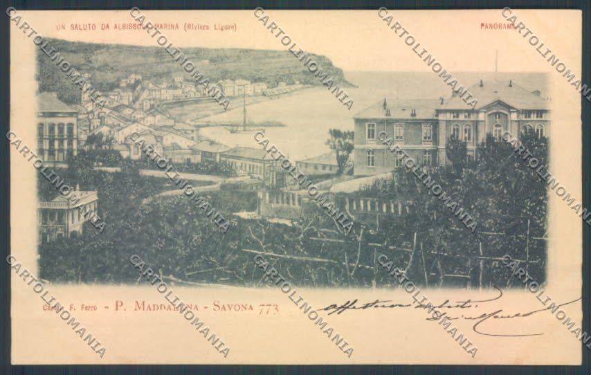 Savona Albissola Marina cartolina ZQ1450 – fronte