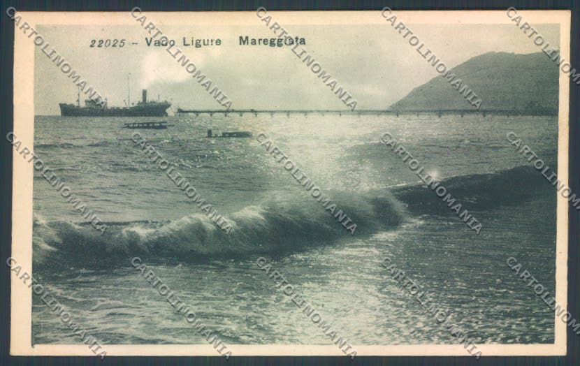 Savona Vado Ligure Nave cartolina ZQ1459 – fronte
