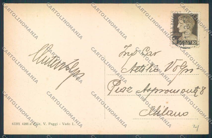 Savona Vado Ligure cartolina ZQ1462 – retro