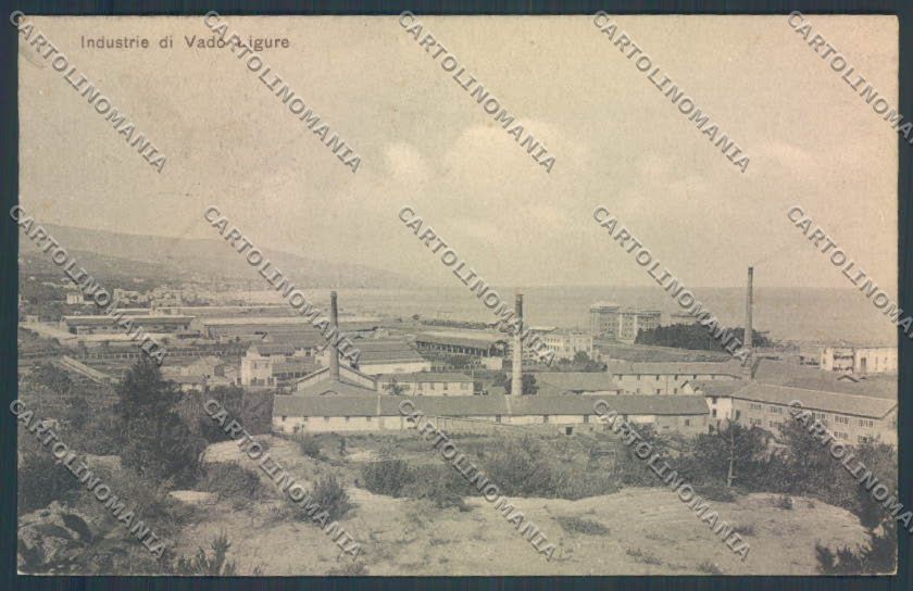 Savona Vado Ligure PIEGATA cartolina ZQ1464 – fronte