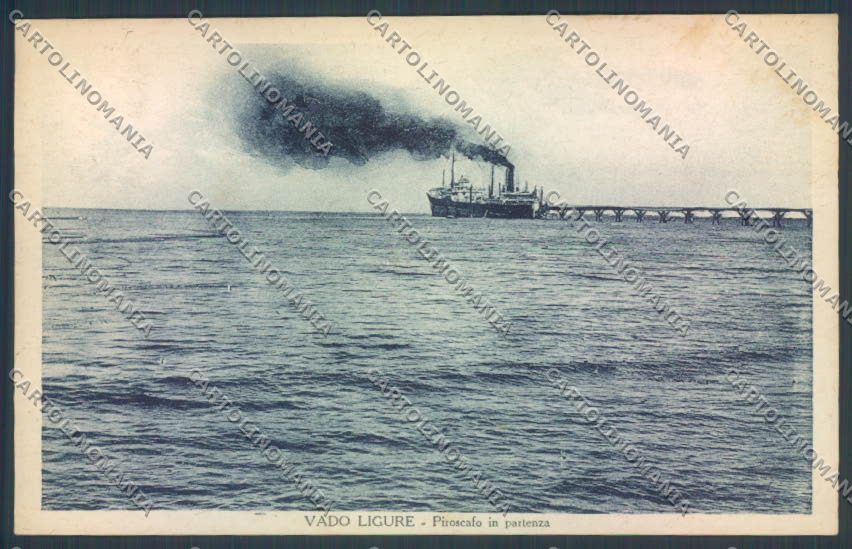 Savona Vado Ligure Nave cartolina ZQ1469 – fronte