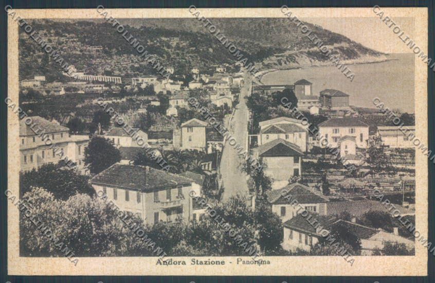 Savona Andora Stazione cartolina ZQ1486 – fronte