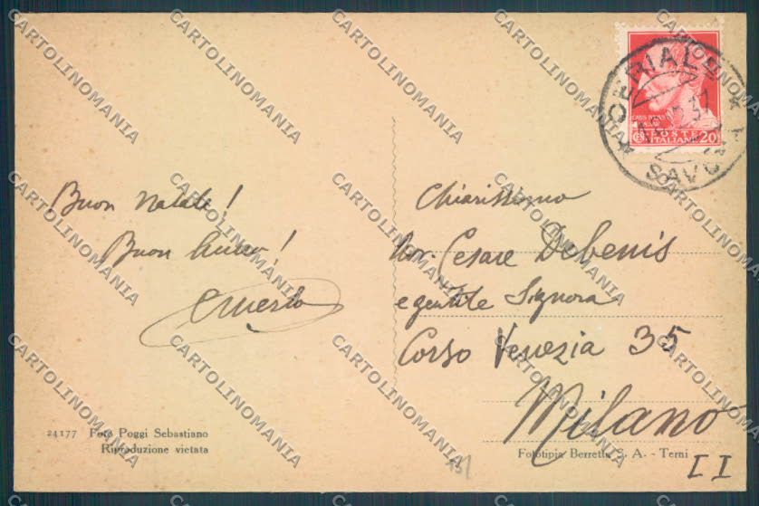 Savona Ceriale cartolina ZQ1509 – retro