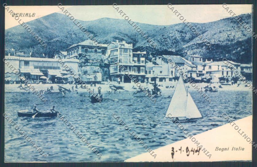 Savona Ceriale Barca cartolina ZQ1521 – fronte