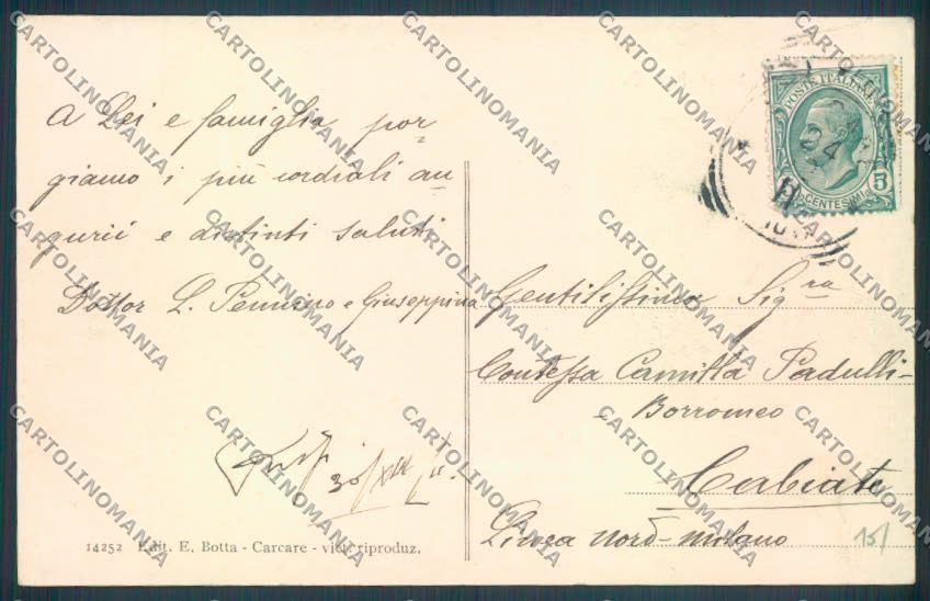 Savona Carcare cartolina ZQ1557 – retro