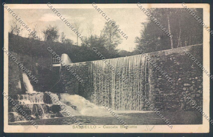 Savona Sassello Cascata STRAPPO cartolina ZQ1572 – fronte