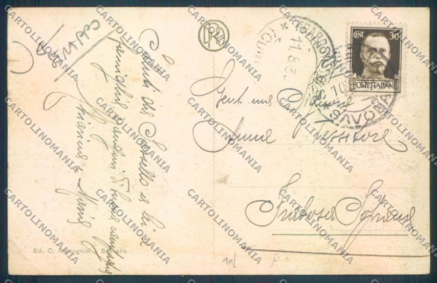 Savona Sassello Cascata STRAPPO cartolina ZQ1572 – retro