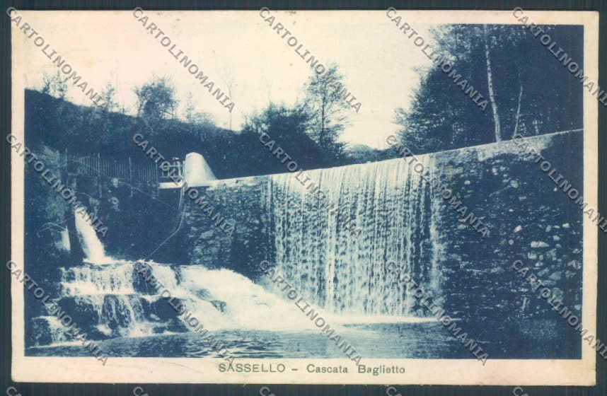 Savona Sassello Cascata PIEGHINA cartolina ZQ1576 – fronte