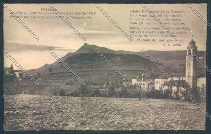 Savona Cosseria cartolina ZQ1611 – fronte