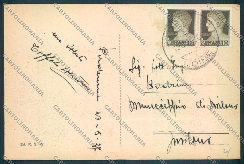 Pordenone Città cartolina ZQ1633 – retro