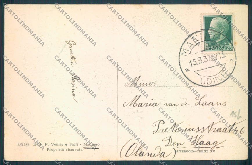 Pordenone Maniago cartolina ZQ1641 – retro