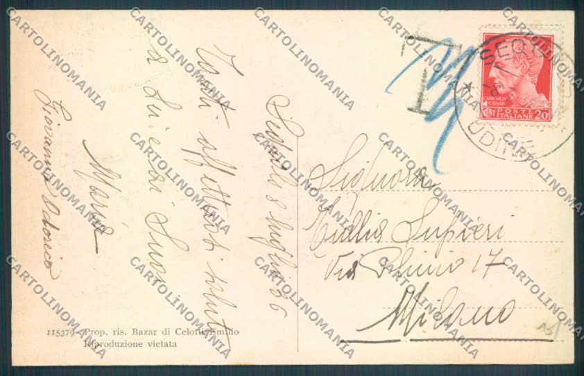 Pordenone Sequals cartolina ZQ1660 – retro