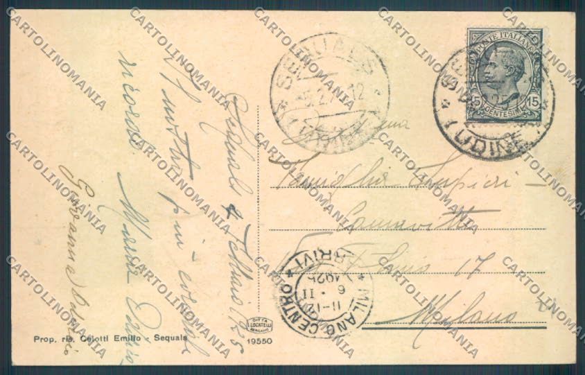 Pordenone Sequals cartolina ZQ1670 – retro