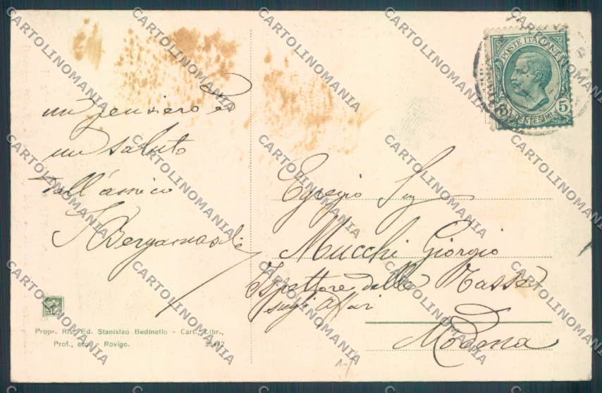 Rovigo Città cartolina ZQ1689 – retro
