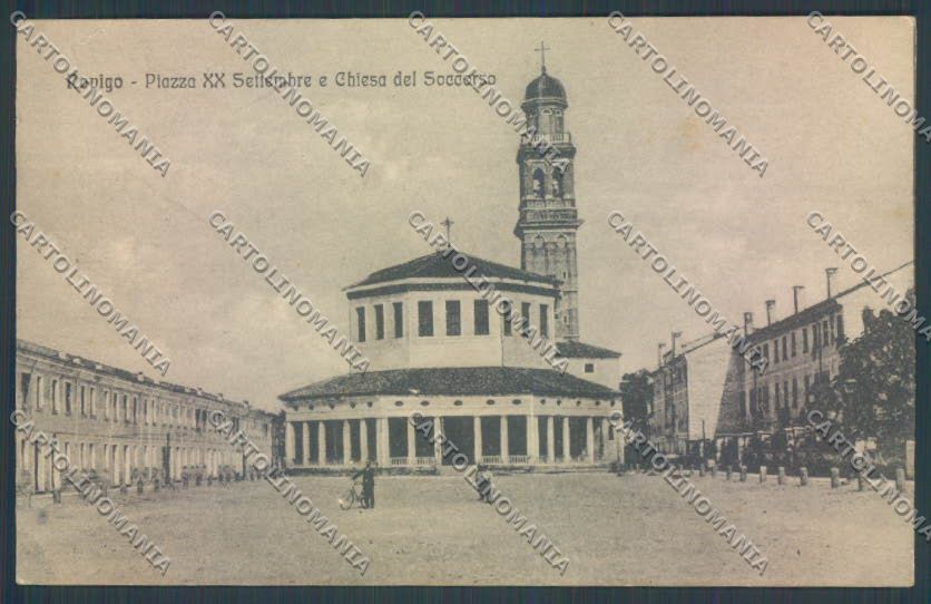 Rovigo Città PIEGHINA cartolina ZQ1706 – fronte