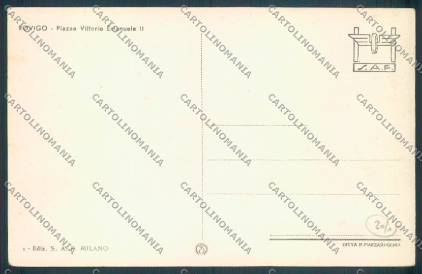 Rovigo Città cartolina ZQ1722 – retro