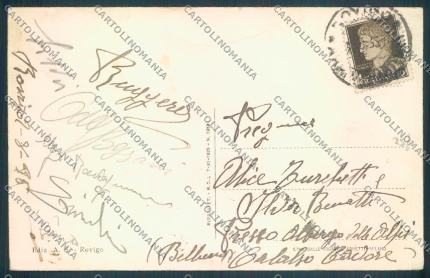 Rovigo Città Casa Balilla PIEGHINA cartolina ZQ1726 – retro