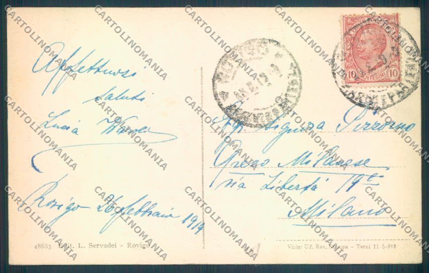 Rovigo Città cartolina ZQ1729 – retro