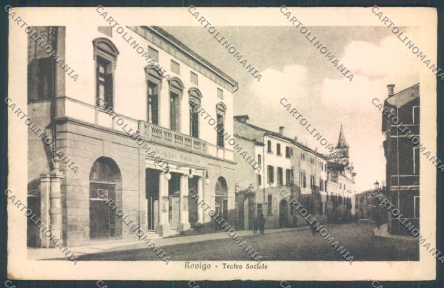 Rovigo Città Teatro cartolina ZQ1733 – fronte