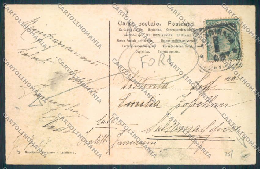 Rovigo Lendinara FORI cartolina ZQ1740 – retro