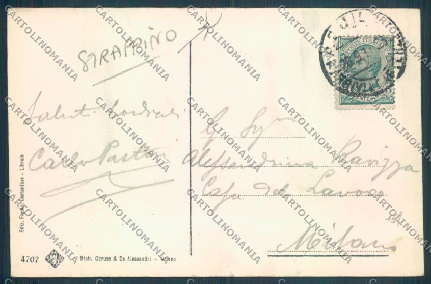 L'Aquila Città STRAPPINO cartolina ZQ1756 – retro