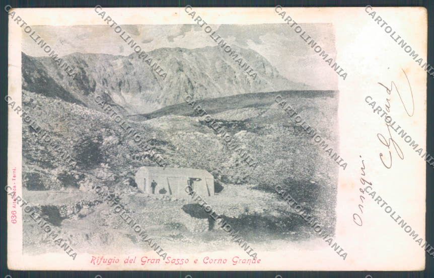 L'Aquila Gran Sasso Rifugio Alterocca cartolina ZQ1764 – fronte