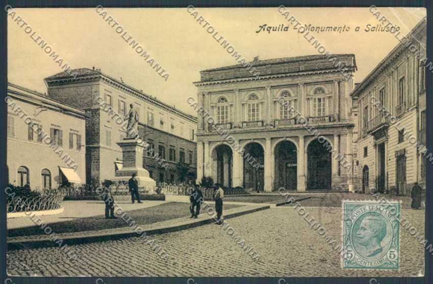 L'Aquila Città Alterocca PIEGHINE cartolina ZQ1772 – fronte