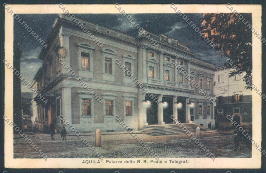 L'Aquila Città Poste cartolina ZQ1780 – fronte