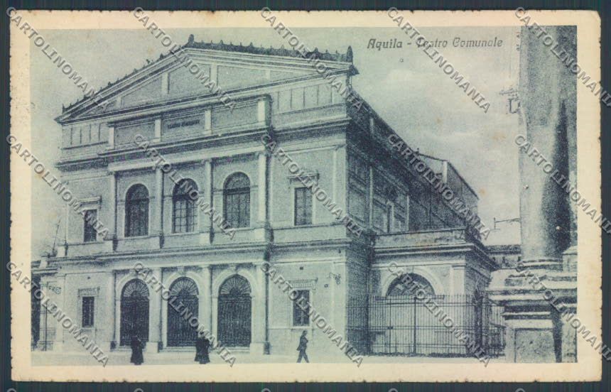 L'Aquila Città Teatro cartolina ZQ1783 – fronte