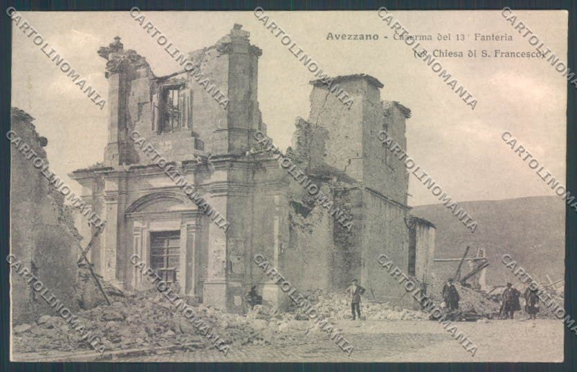 L'Aquila Avezzano Caserma cartolina ZQ1796 – fronte