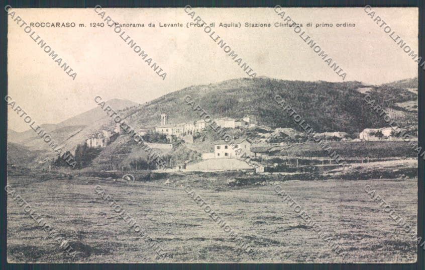 L'Aquila Roccaraso cartolina ZQ1804 – fronte
