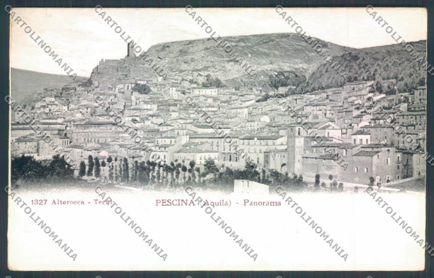 L'Aquila Pescina cartolina ZQ1817 – fronte
