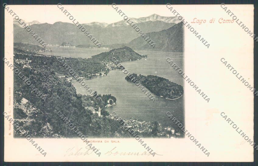 Como Sala Comacina cartolina ZQ1838 – fronte