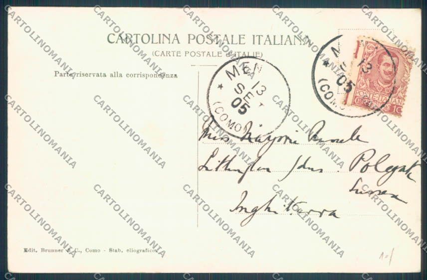 Como Sala Comacina cartolina ZQ1843 – retro