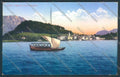 Como Bellagio Barca cartolina ZQ1850 – fronte