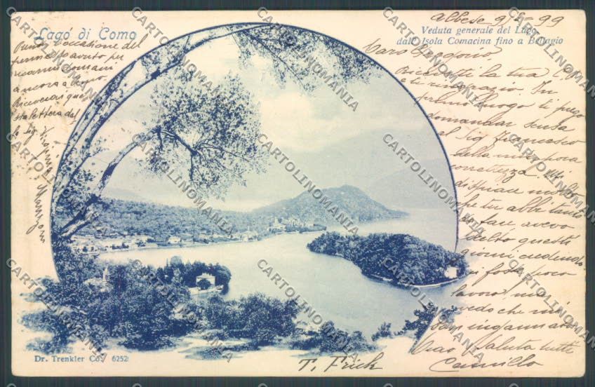 Como Bellagio cartolina ZQ1853 – fronte
