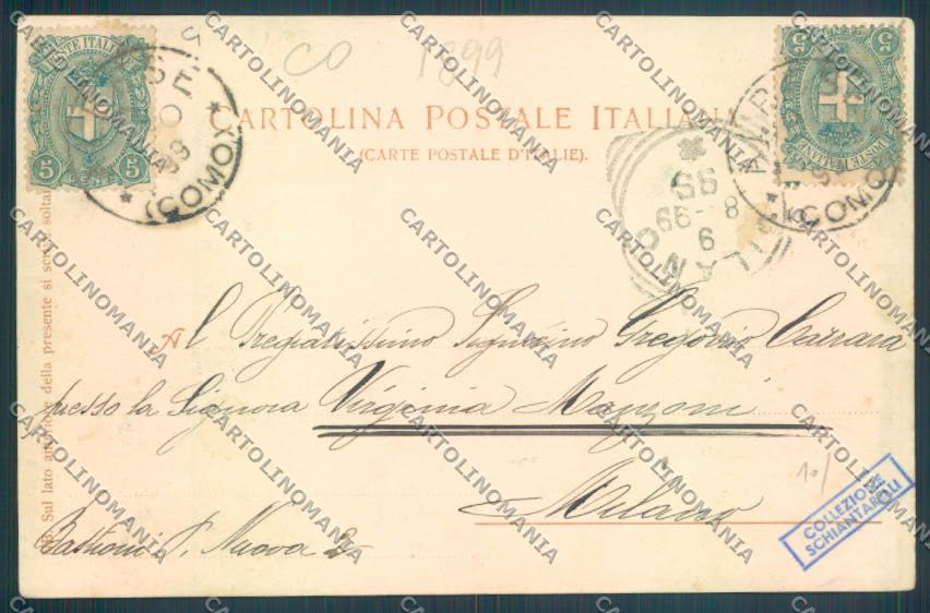 Como Bellagio cartolina ZQ1853 – retro
