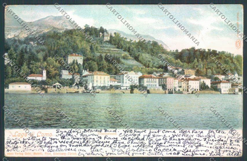 Como Tremezzo cartolina ZQ1865 – fronte