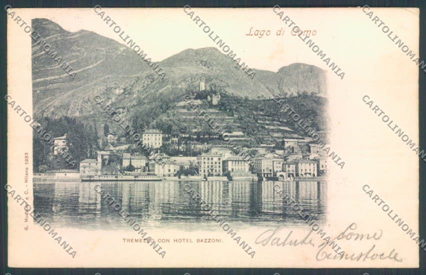 Como Tremezzo cartolina ZQ1866 – fronte