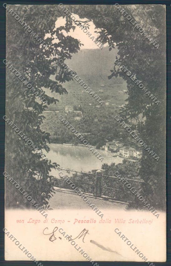 Como Bellagio Pescallo cartolina ZQ1890 – fronte
