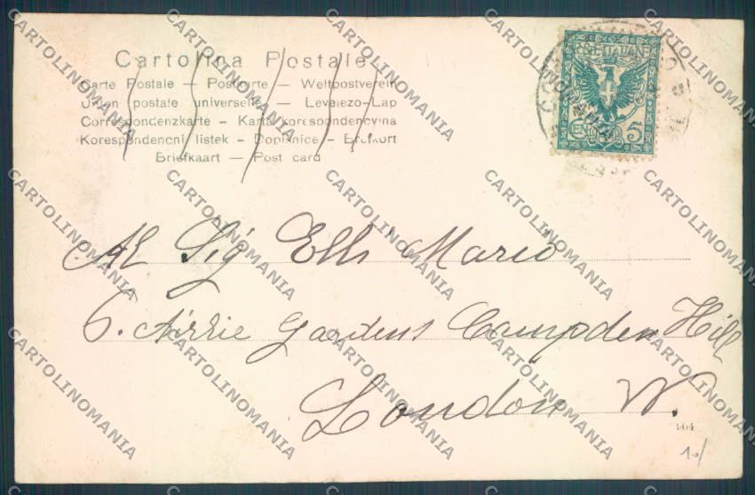 Como Bellagio Pescallo cartolina ZQ1890 – retro