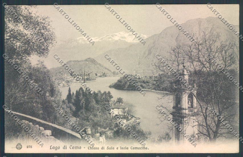 Como Ossuccio Isola Comacina cartolina ZQ1901 – fronte
