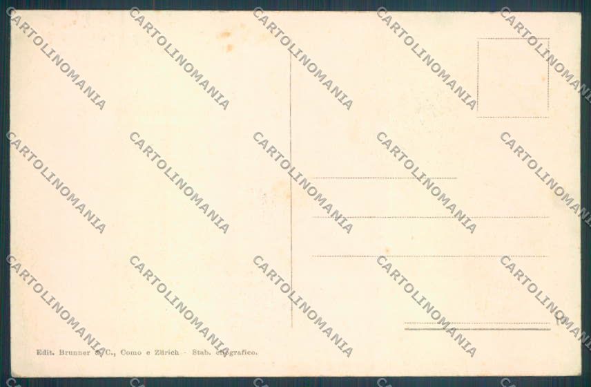 Como Ossuccio Isola Comacina cartolina ZQ1901 – retro