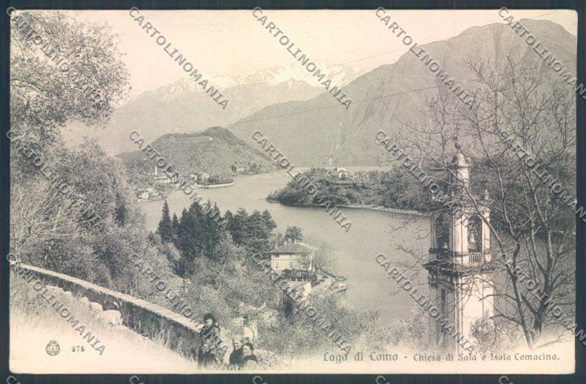 Como Ossuccio Isola Comacina cartolina ZQ1907 – fronte