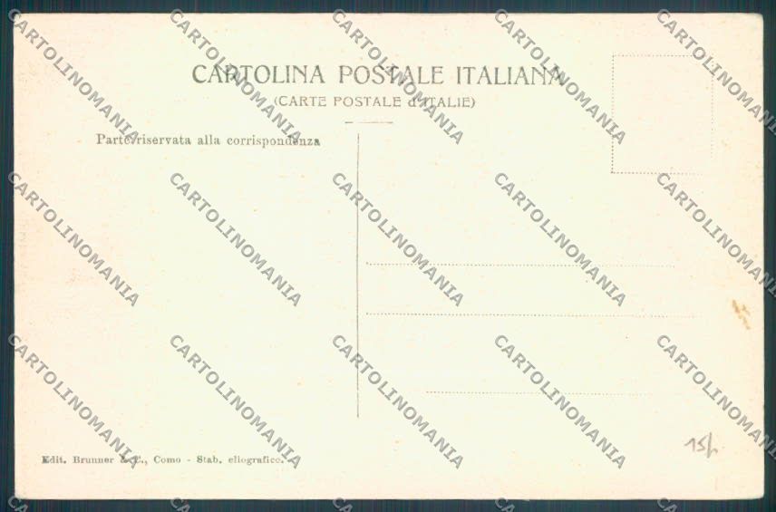 Como Ossuccio Isola Comacina cartolina ZQ1907 – retro