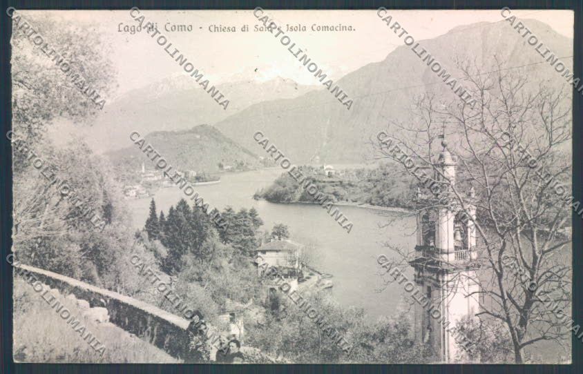 Como Ossuccio Isola Comacina cartolina ZQ1909 – fronte