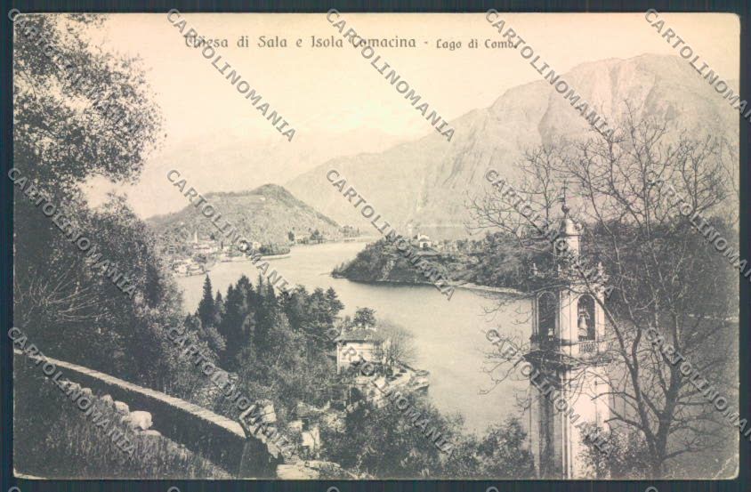 Como Ossuccio Isola Comacina cartolina ZQ1911 – fronte